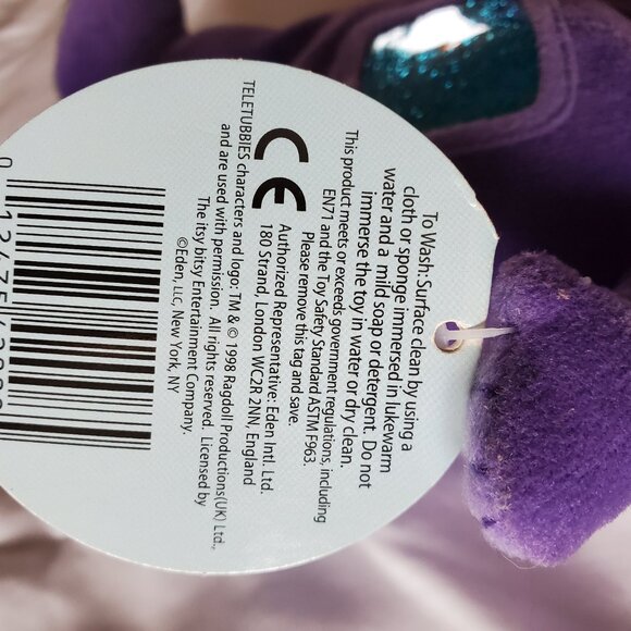 Vintage 1998 Tinky Winky Teletubby AND Dipsy (2016) - Picture 5 of 8